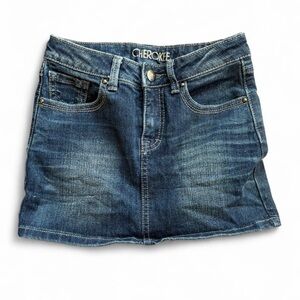 Cherokee Blue Denim Mini Skirt